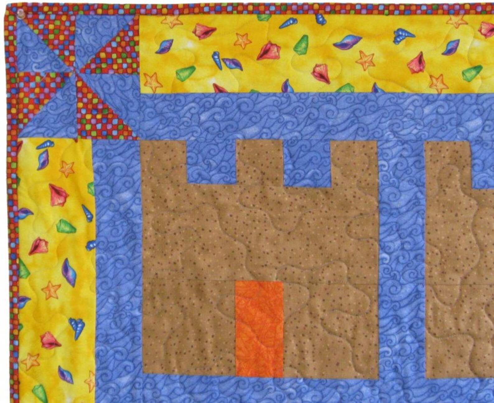 Baby Sand Castle Quilt & Quilted Beach Ball Quilt Sew Fun® Etsy