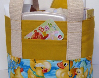 Baby Shower Diaper Bag Sew Fun® Sewing Pattern, PDF download - Canvas and Quilting Cotton, Lots o' Pockets for Goodies