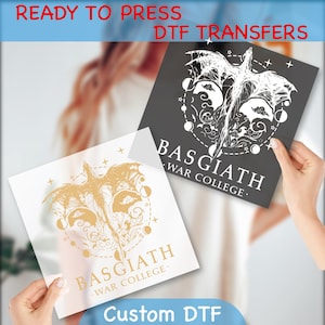 Fourth Wing Ready to Press DTF, Dragon Rider Transfer Print, Fantastic Bookish Book Lover Ready To Press DTF Transfers Prints,  GF207