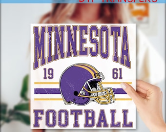 Retro Minnesota Football DTF Transfers, Vintage Minnesota Game Day Football, Football Game Day Minnesota Fans Club DTF, GF704
