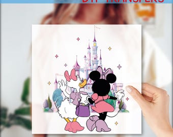 Back Minnie And Daisy Girls Just Dtf Transfer, Girls Just Wanna Have Fun DTF Transfer, Disney Transfers, Disney Design Ready to Press, GF559