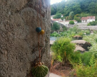 Faith, Pilgrim's necklace, Scallop shell jewellery, Camino gift