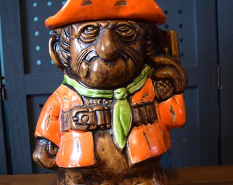 1960s Orange Treasure Craft Mexican Bandito Cookie Jar - Etsy