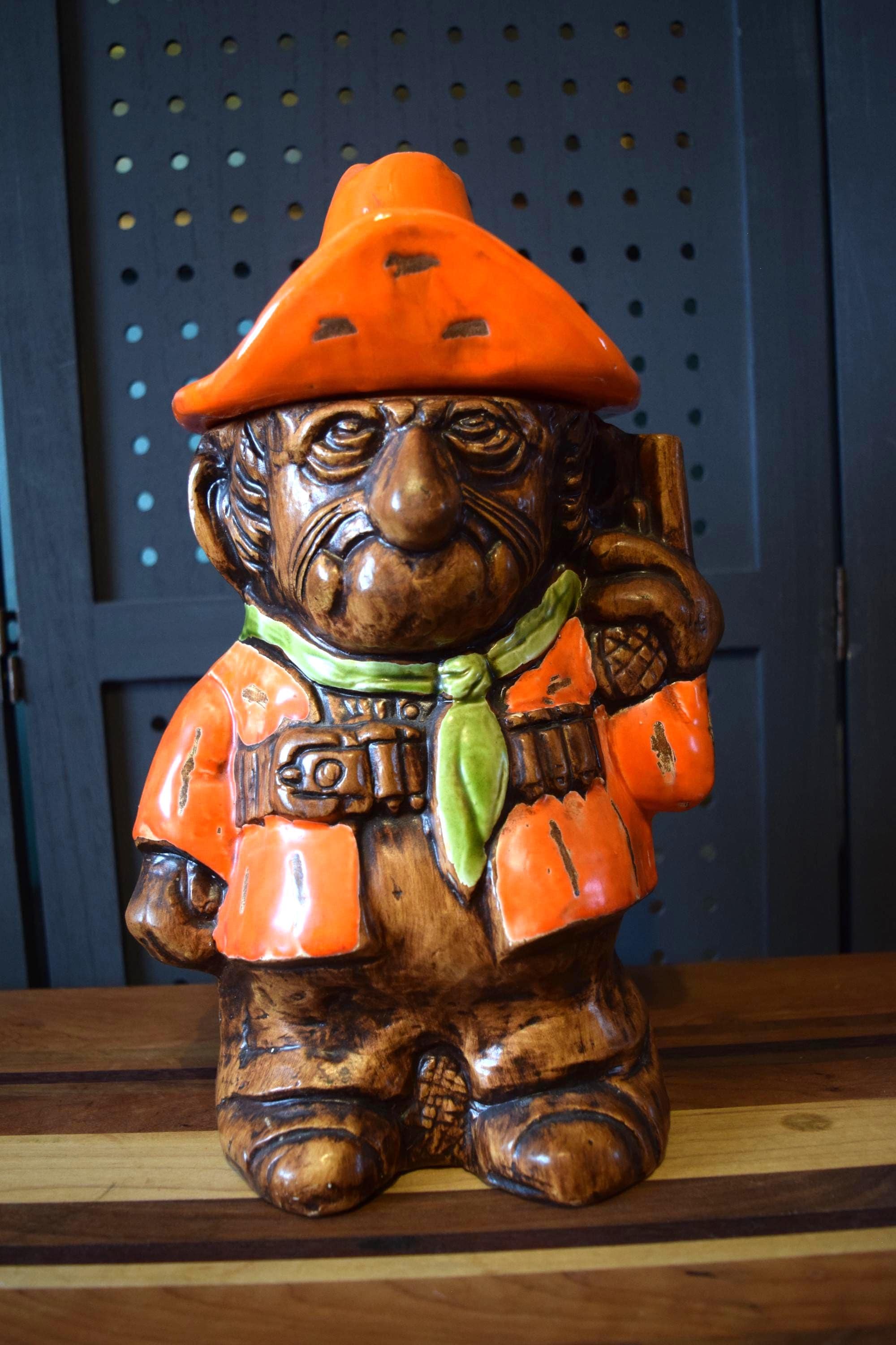 1960s Orange Treasure Craft Mexican Bandito Cookie Jar - Etsy