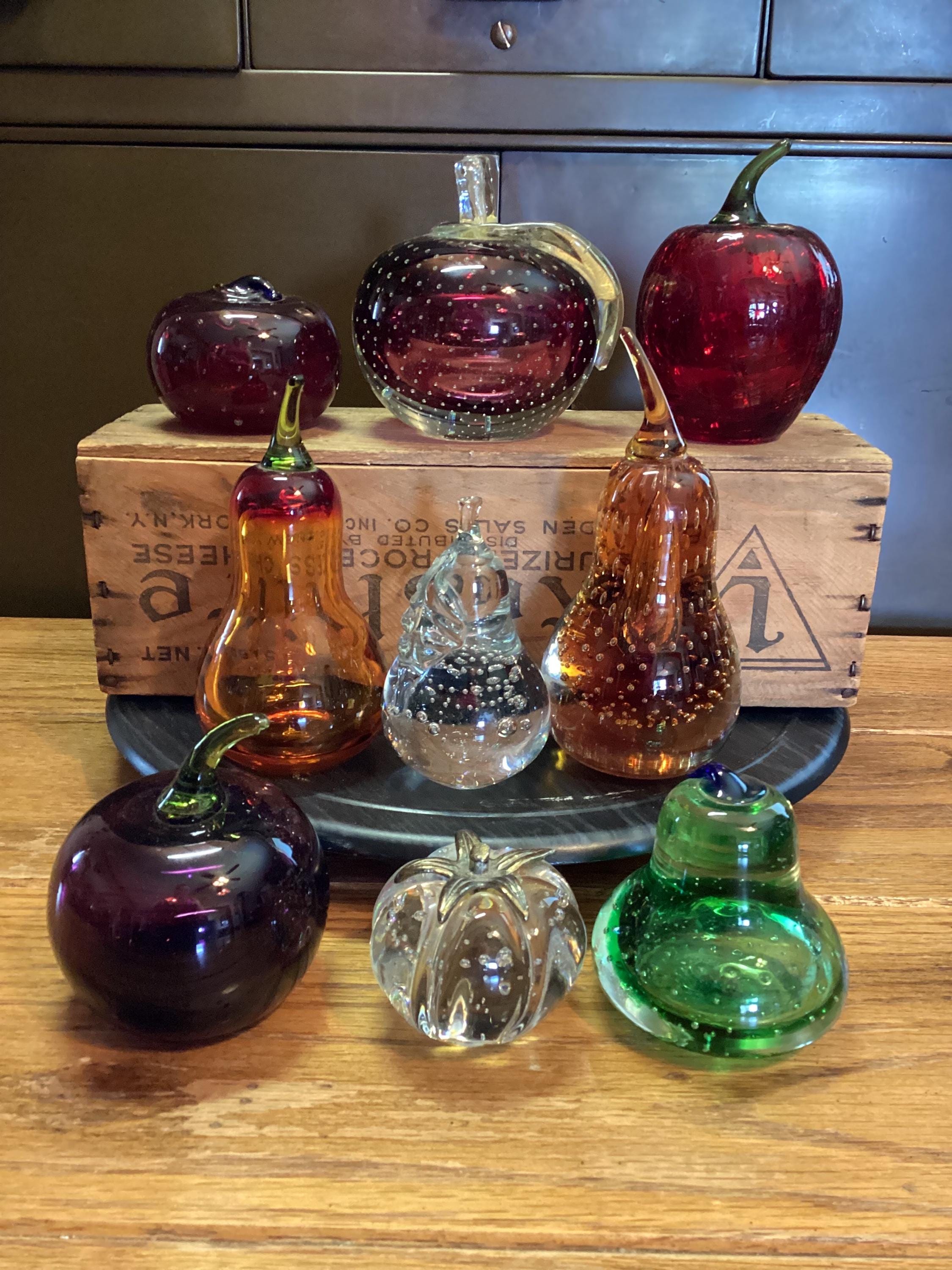 新しい季節 Murano Etsy - Apple Glass ガラス