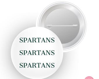 Michigan State Spartans Button
