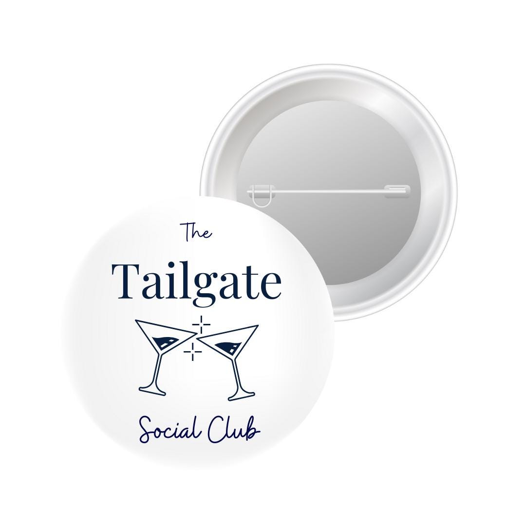Game Day Tailgating Button Pin - Etsy