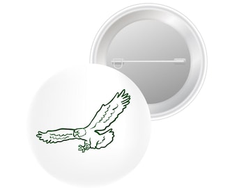 Eagles Game Day Button Pin: Philadelphia Football Fan Accessory