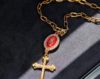 Steering Wheel Rosary, Car Accessory, Car Charms, Car Decor, Prayer Gift, Spiritual Car Decor