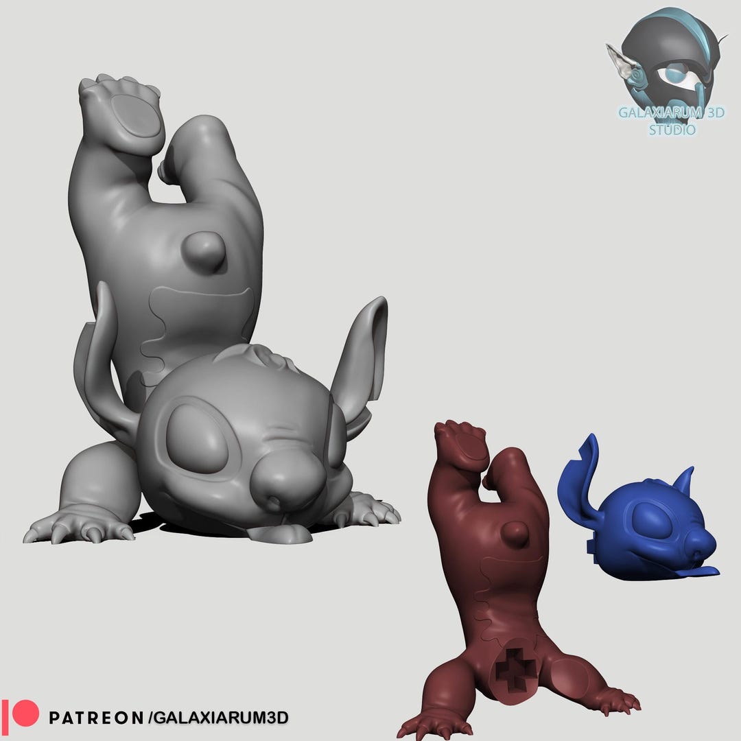STITCH LILO 3D Printable STL Model (digital Download) - Etsy UK