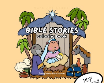 Bible Stories Coloring Book