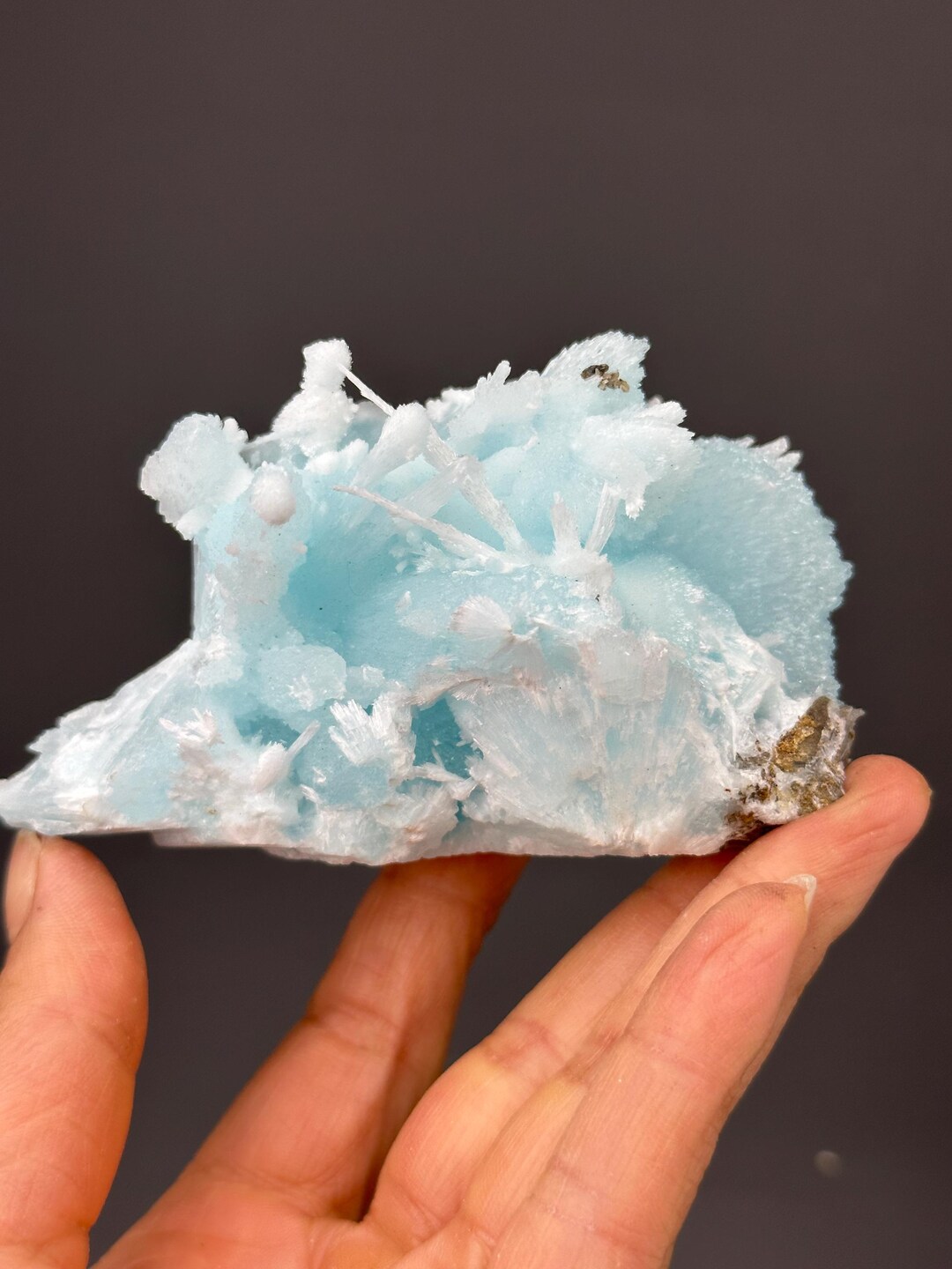 Hémimorphite Vert Clair D'Afrique – 12,76 Carats – Naturelle Et Non Traitée – RARE