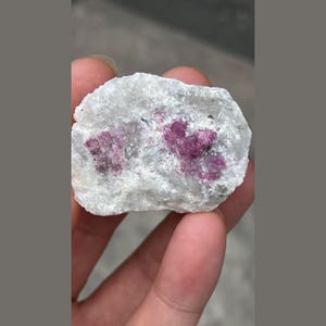 Ruby Corundum in Matrix, Yunnan China, Red UV Fluorescent Rough Ruby Collector Mineral Specimen