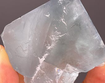 Large Natural Daylight Green Blue Fluorite Crystal Specimen from Yaogangxian, China - Raw Gem with Phantom & Dissolution