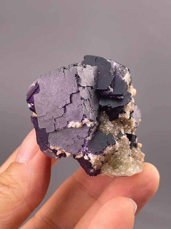 Fluorite Purple Crystal | Yaogangxian Mine China | Collector's Gem