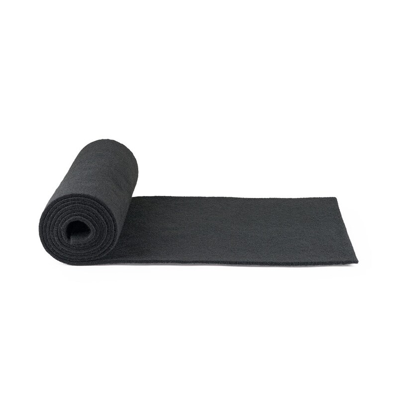 72 Wide 1364 Thick Polyester Batting By Yard Black 9oz Filling
