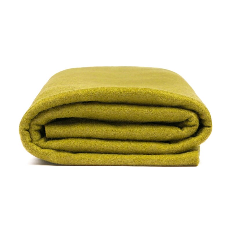 Premium Wool Blend Felt by the Yard // Olive // 72 Wide X 1 Etsy