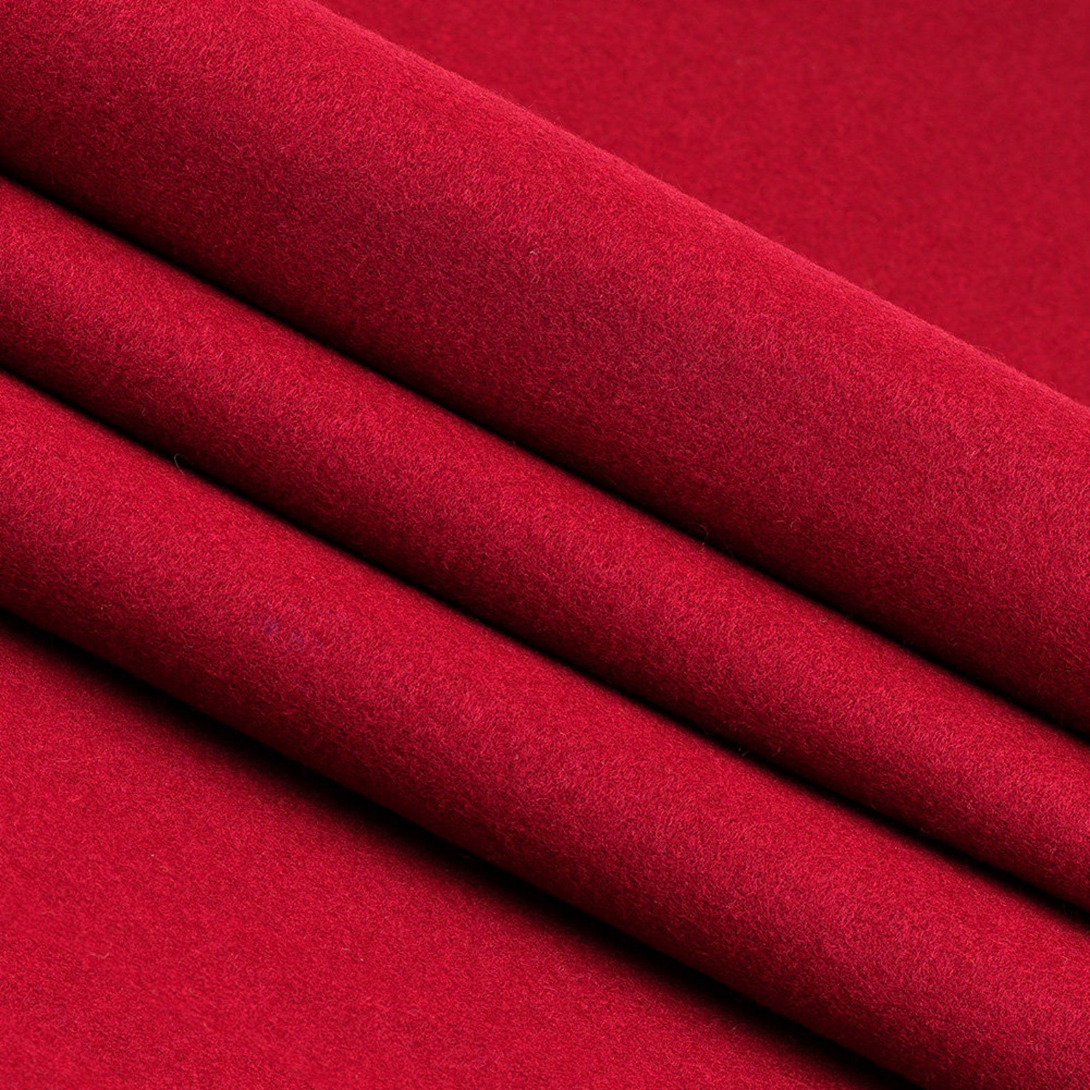 Craft Felt by the Yard // Red // 72 Wide X 1 Yd Long X Etsy