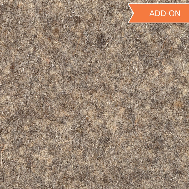 Medium Density Industrial Wool Felt Samples Natural Gray Etsy