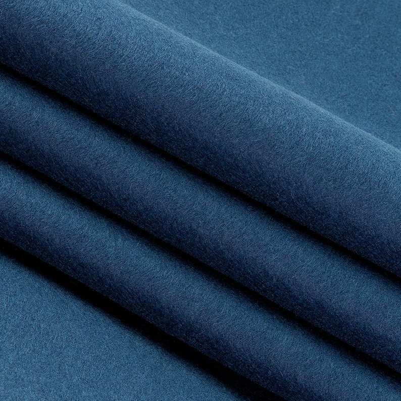 100 Wool Felt by the Yard // Midnight Blue // 72 Wide x 1 yd Etsy