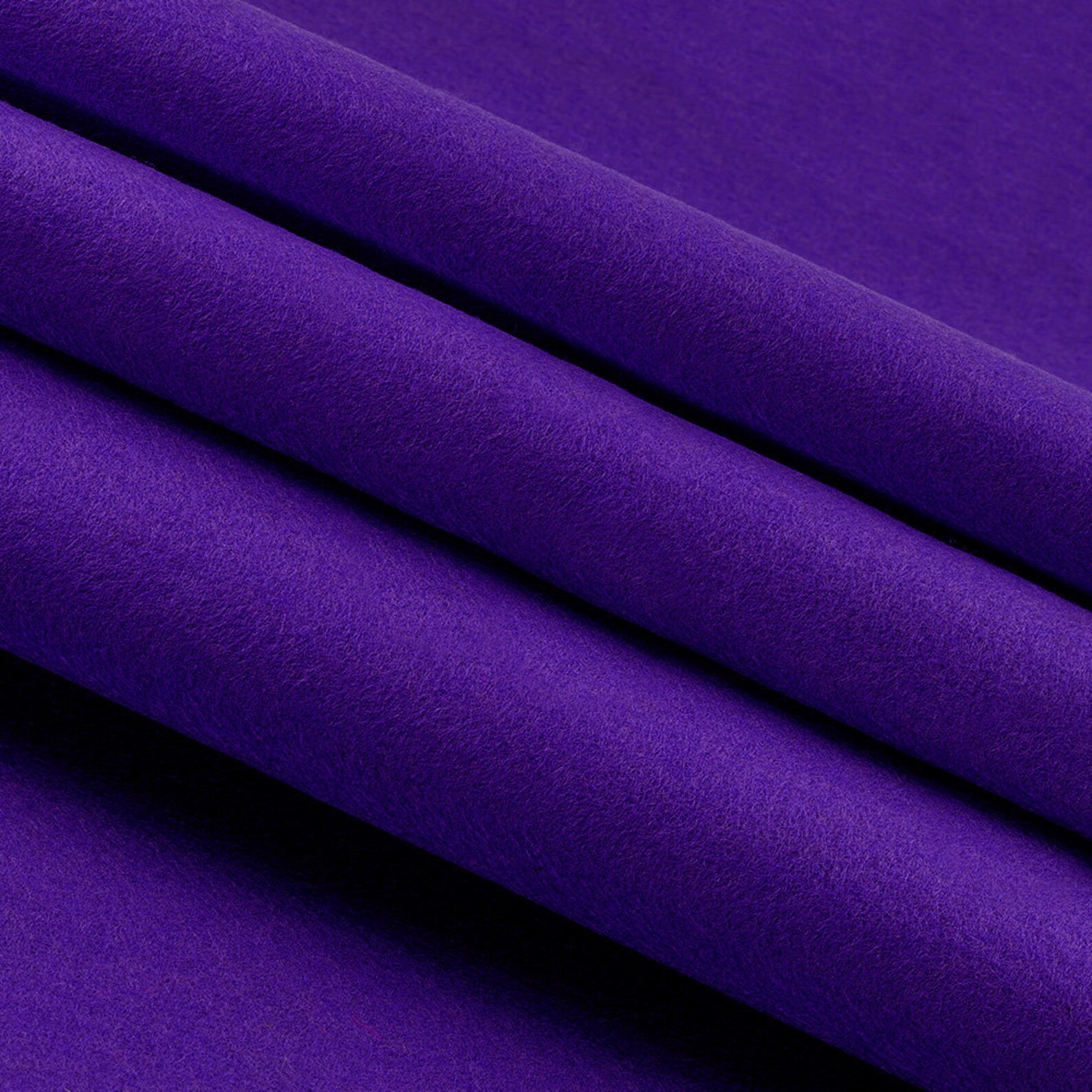 100 Wool Felt by the Yard // Dark Purple // 72 Wide X 1 Yd X Etsy