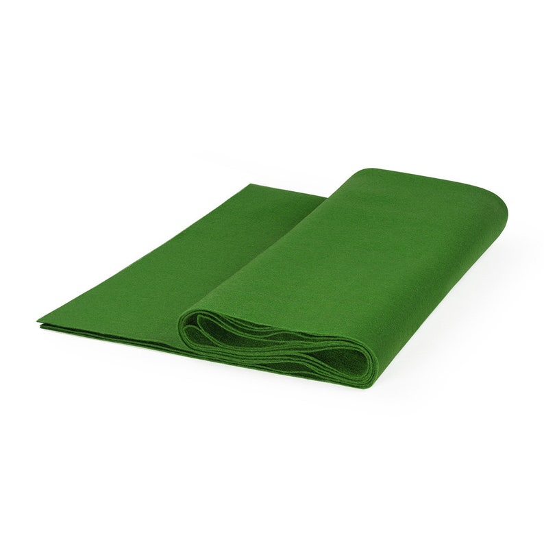 100 Wool Felt by the Yard // Moss Green // 72 Wide X 1 Yd X Etsy