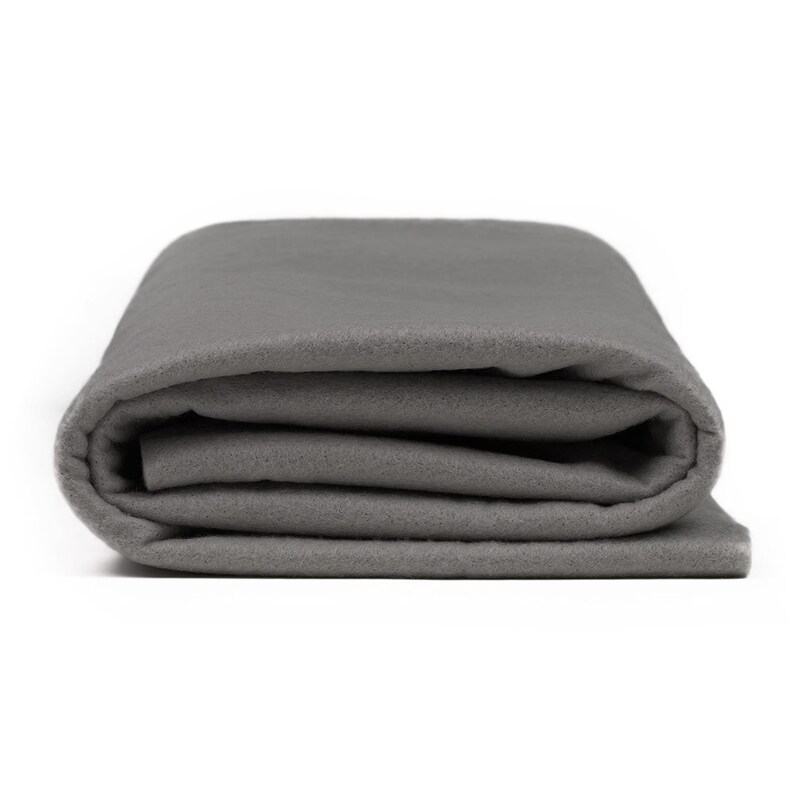 Premium Wool Blend Felt by the Yard // Dark Gray // 72 Wide X Etsy