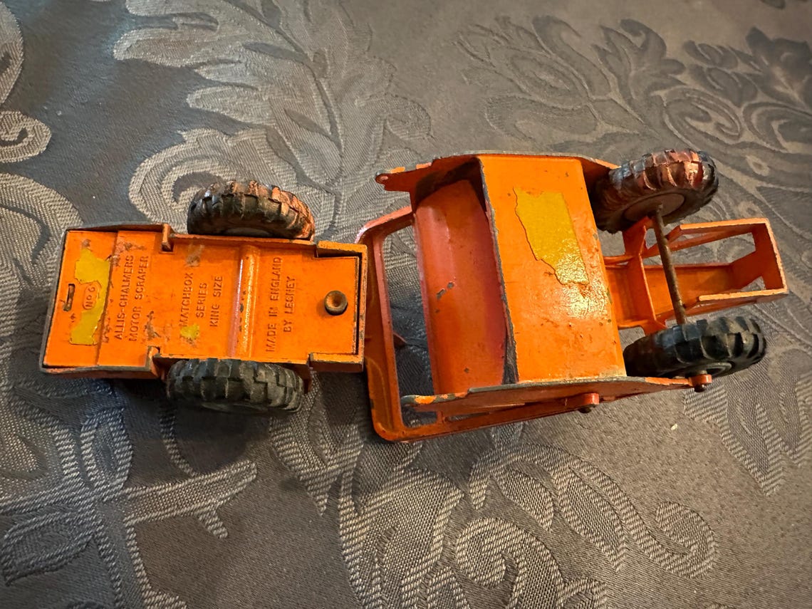 Matchbox : Chalmers Moteur Scraper - 81173 Kingsize Fabriqué Par Lesney