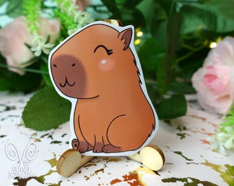 Kawaii Capybara vinyl Sticker