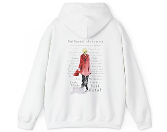 Felpa con cappuccio Fullmetal Alchemist Brotherhood, abbraccia il potere dello scambio equivalente