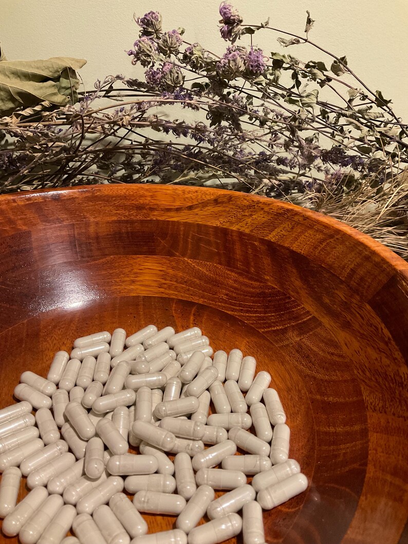 100 % FOOD Grade CALCIUM Bentonite Clay LARGE dose 800 mg capsule | Use with black walnut Hull Clove WORMwood Pau D Arco | Herbal Dt0x | image 8