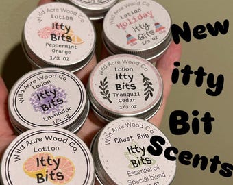 1 time use lotion | travel size | STOCKING STUFFER || zero waste mini lotion bar | organic skin cream | solid moisturizer| gift for her