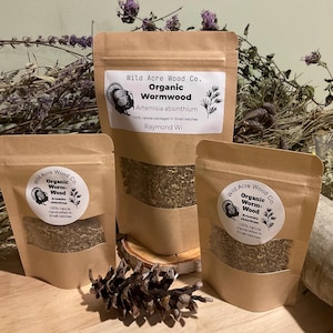 Organic Wormwood looseleaf | Supplement | herbal tea | DTOX | Artemisia Absinthium | loose leaf | dried herbs | caffeine free |