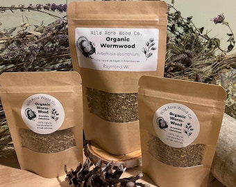 Organic Wormwood looseleaf | Supplement | herbal tea | DTOX | Artemisia Absinthium | loose leaf | dried herbs | caffeine free |