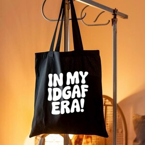 In meiner IDAF-Ära | Schicke Baumwoll-Einkaufstasche für jeden Anlass, Strandtasche, umweltfreundliche Tasche, stilvolle Einkaufstasche, Arbeitstasche, Büchertasche