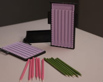 Bento Pencil Candle Mold: Thin Wax Candles, Aromatherapy Safe