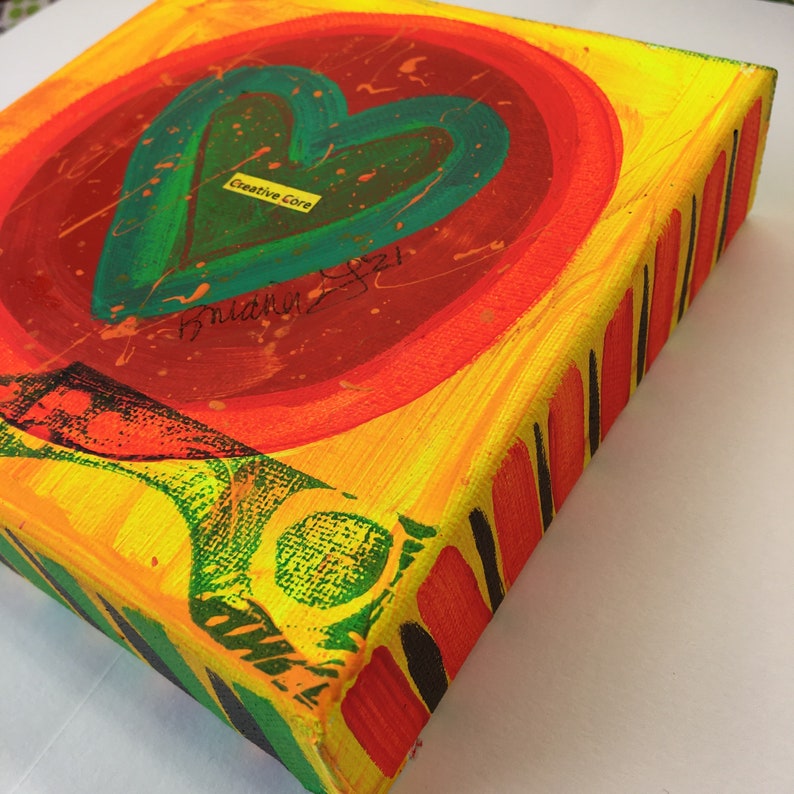 6 x 6 Original Painting-Creative Core