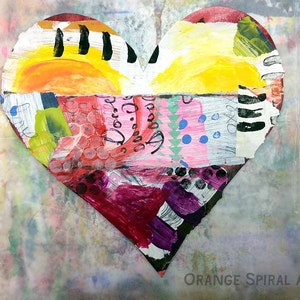 E-Book: MiXed MEdiA Heart Art Workshop image 3