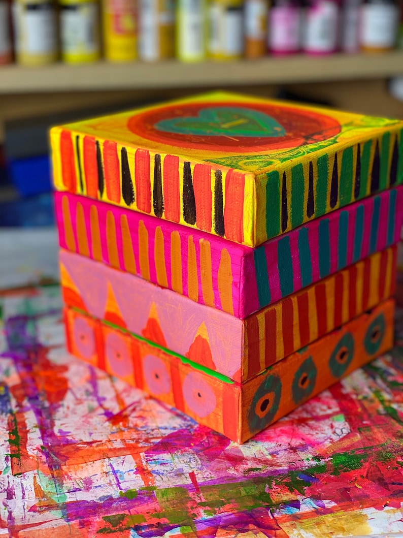 6 x 6 Original Painting-Creative Core
