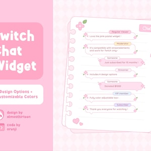 Widget de chat de Twitch