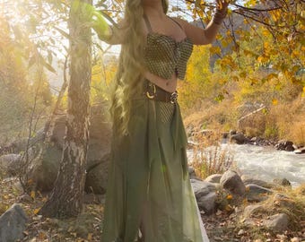 Dragon Scale Armor Set, 3D Printed Scales, Bellydance Cosplay (S-M)
