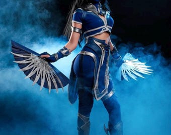 Kitana Cosplay Costume: Mortal Kombat 1 Inspired Full Set