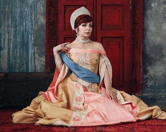 Anastasia Cosplay Costume: Corset, Skirt, Underskirt (S-M Size)