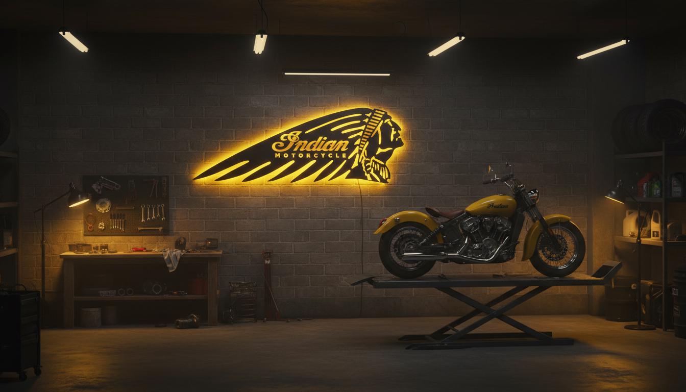 ＜ハンドメイド＞　ハーレー バイクエンブレムスタンド　フルカラーLED照明 ハンドメイド＞ ハーレー バイクエンブレムスタンド フルカラーLED照明
