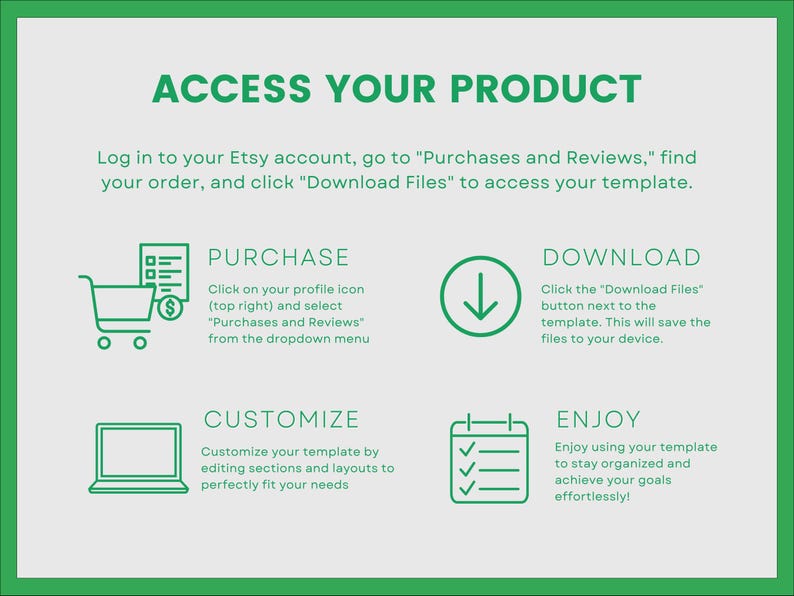 Personal Task Tracker Template, Google Sheets, Digital Download ...