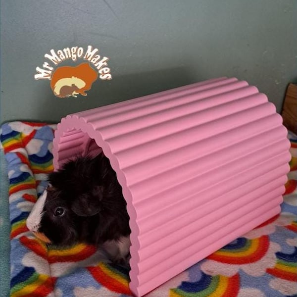 Guinea Pig Tunnel, Guinea Pig Hide, Rat Tunnel, Rabbit Tunnel, Small Animal Accessories