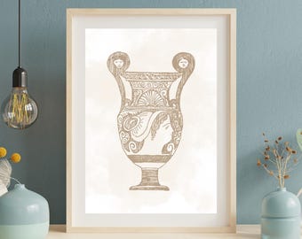 Wall Art Ancient Greece Jug Print: Mythology Wall Print (Digital Download)