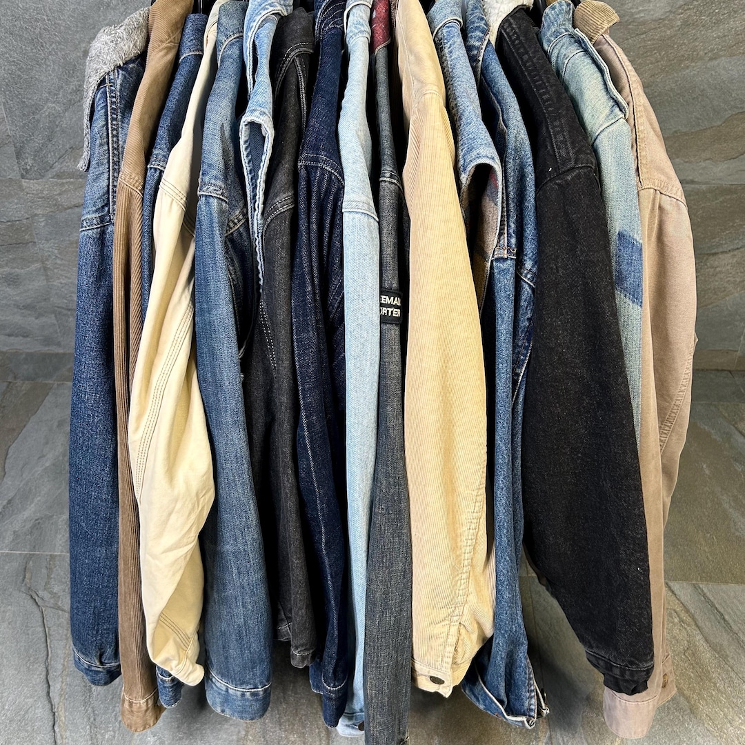 Mystery Vintage Box 10x 90s/2000s Transitional Jackets – Denim, Corduroy,  Harrington, Sherpa – Wholesale for Second-hand Resellers - Etsy