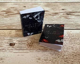 Haunting Adeline inspired handmade miniature books, set of 2 – “Dark Secrets”
