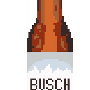 Busch Light Digital Needlepoint Chart